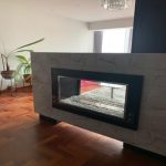 Chimenea Empotrable Doble Cara