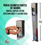 Porta desinfectante de manos